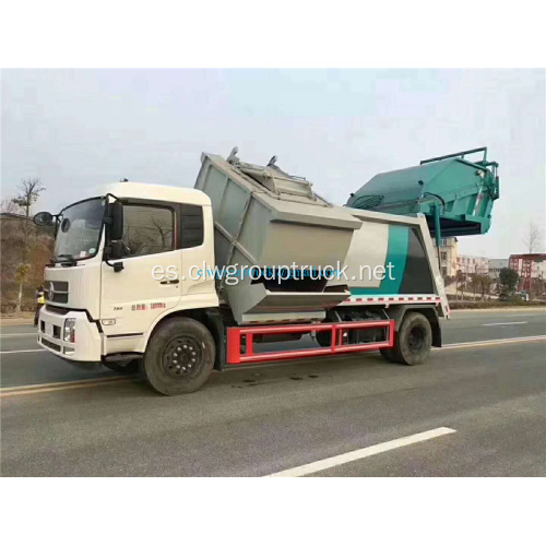 Dongfeng Tianjin 8cbm camión recolector de basura